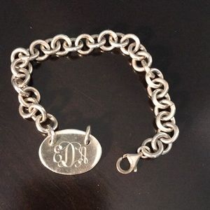 EAD monogrammed James Avery link bracelet